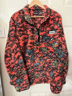 Hooey Coral Multi-Print Sherpa Jacket